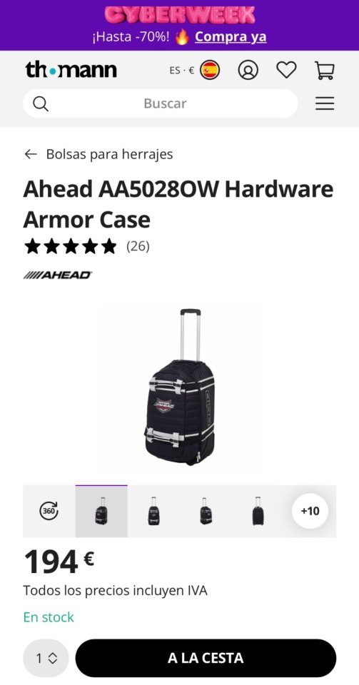Estuche de hardware Ahead AA5028OW