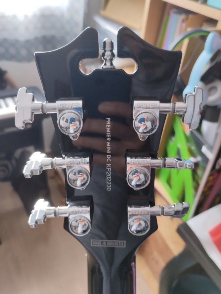 D' Angelico mini DC con pastillas B&B por Telecaster