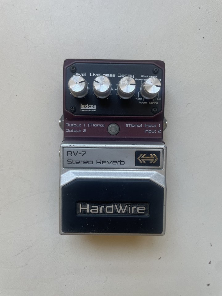 Digitech Hardwire RV-7 Stereo Reverb de segunda mano · Foto 1 de 6 · Gipuzkoa · 190 €
