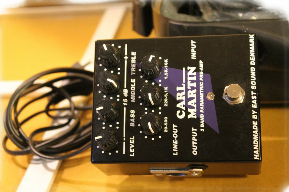Carl Martin Ecualizador 3 Band Parametrico Pre-amp