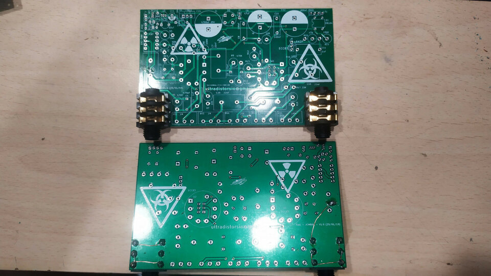 PCB para montar el previo del JCM800