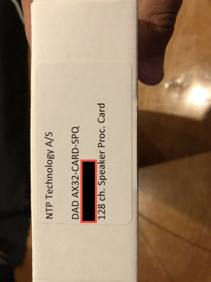 DAD Tarjeta SPQ Procesamiento de altavoces