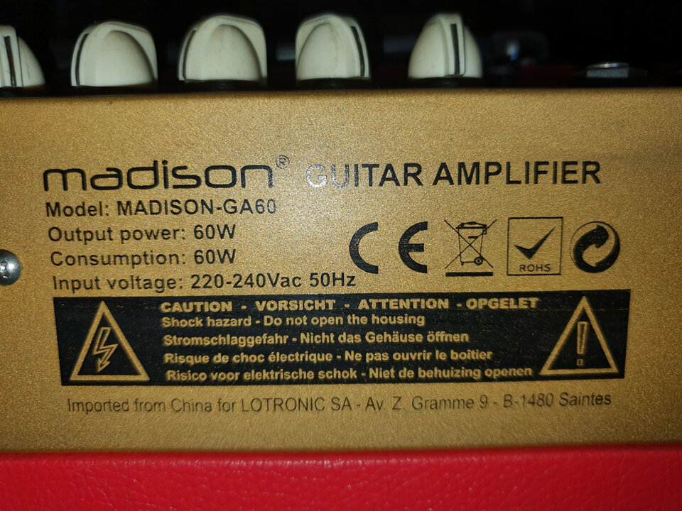 Amplificador Madison GA 60