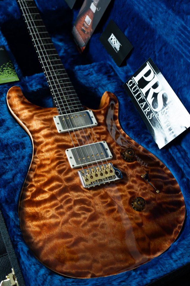 PRS Custom 24 Wood Library 1-Piece Quilt Maple '10 Top' 2024 - Copperhead