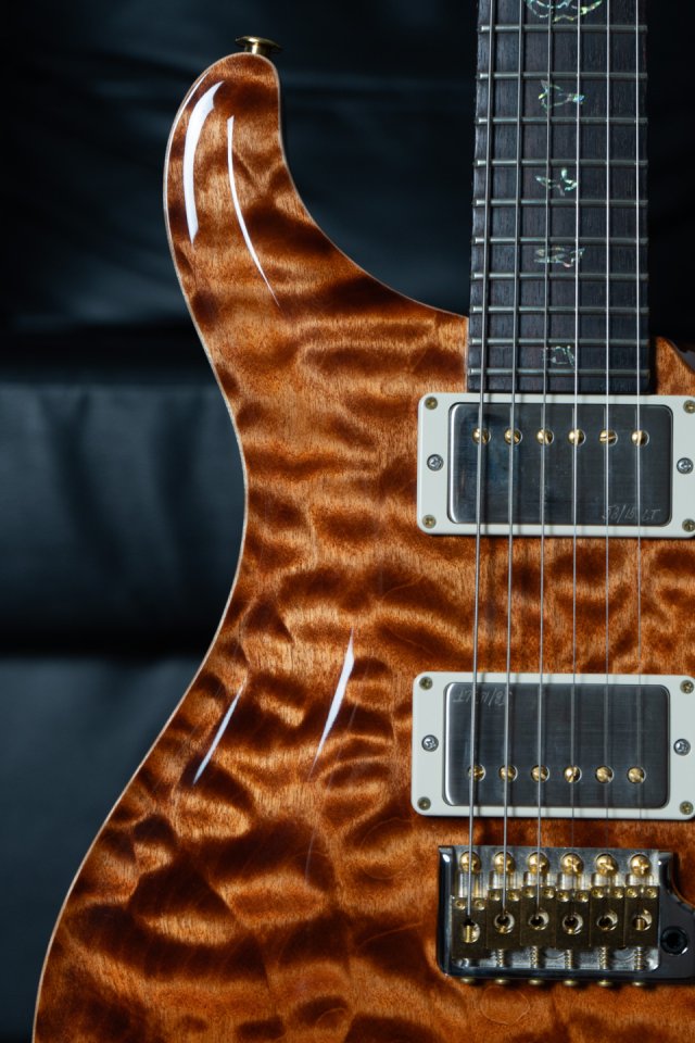 PRS Custom 24 Wood Library 1-Piece Quilt Maple '10 Top' 2024 - Copperhead