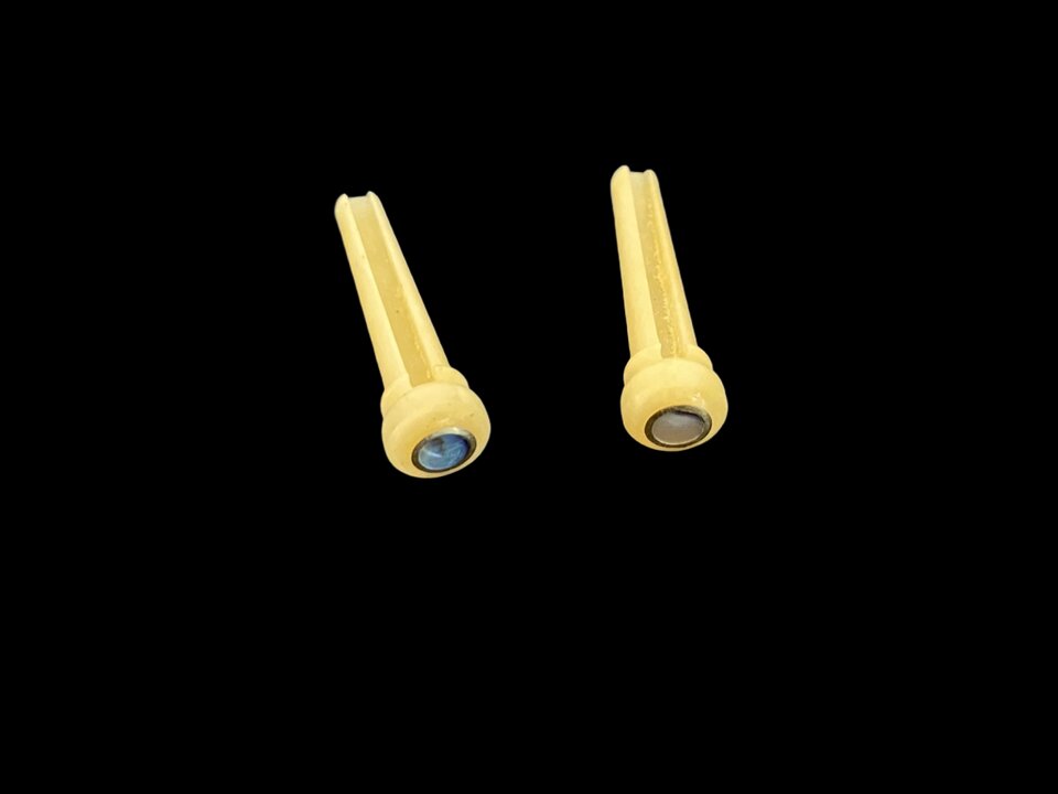 Juego De Clavijas De Puente De Hueso Para Guitarra Acústica Folk