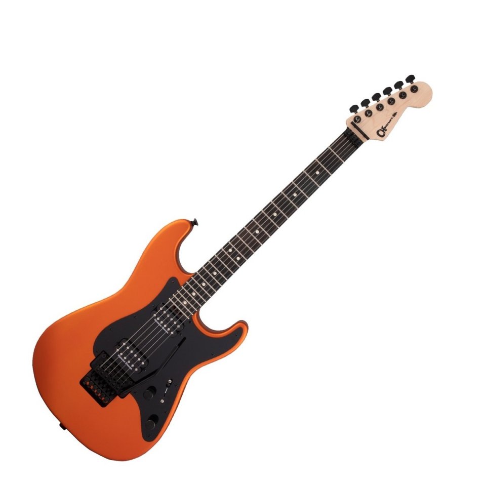 Charvel Pro Mod So Cal Style 1 HH FR E, Satin Orange Blaze