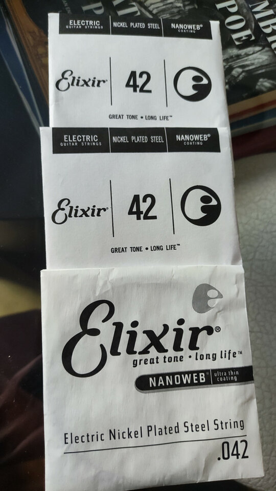 4 Cuerdas Elixir del 0.42 - Envío incluido