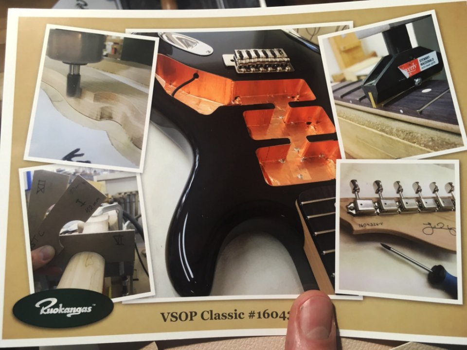 Strat Ruokangas Custom Masterbuild VSOP Classic 2016.