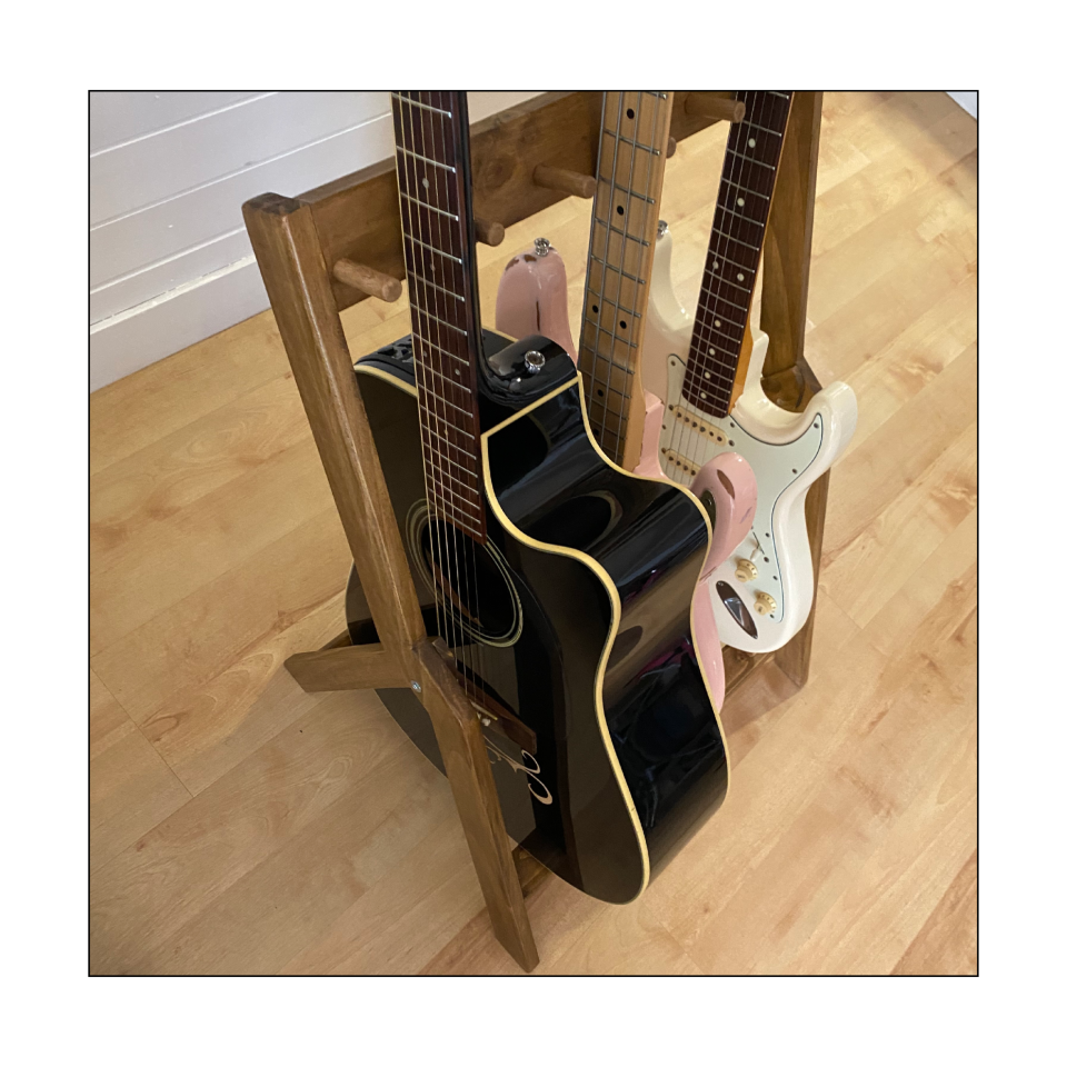 Soporte para instrumentos en madera