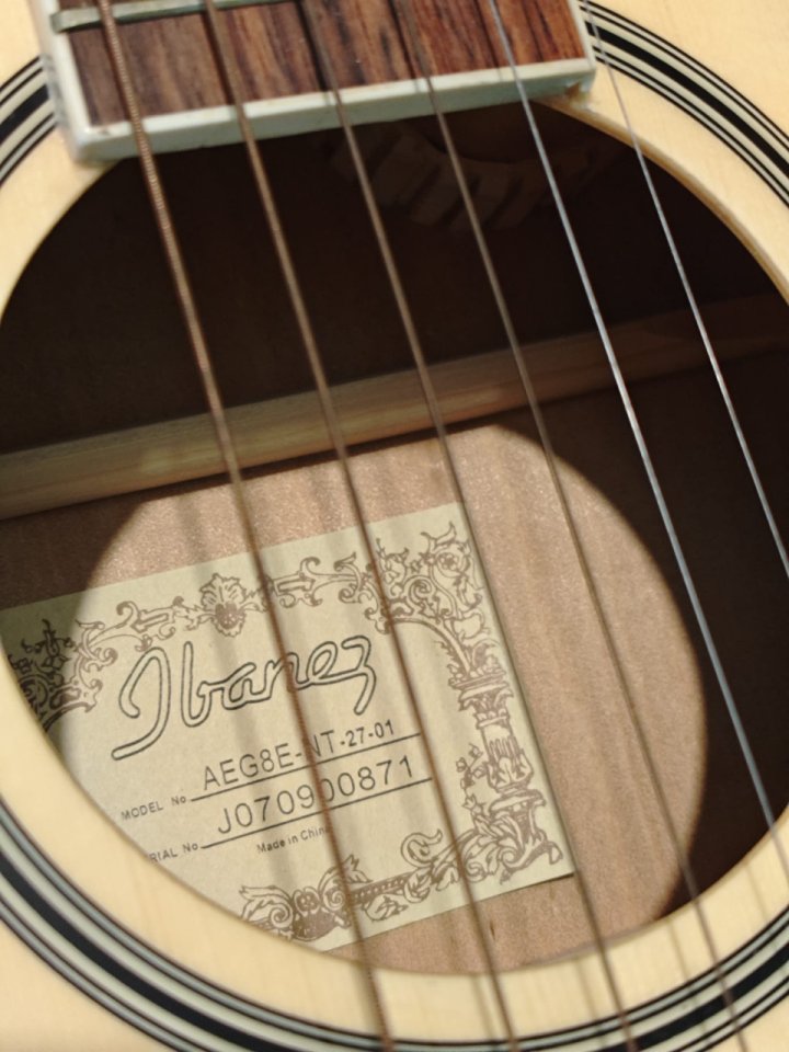 Ibanez AEG8E-NT electroacústica + funda rígida. Entrega en mano en Granada y alrededores.