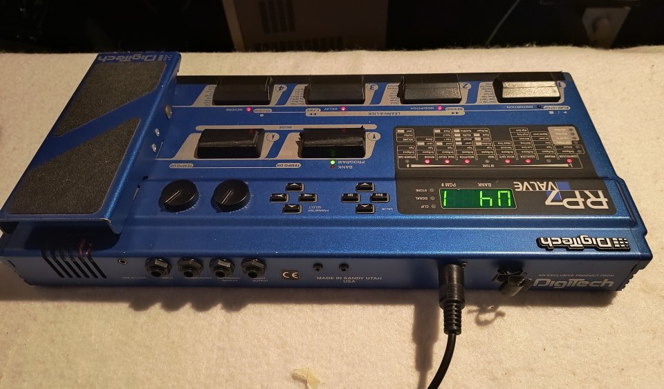 Digitech Rp7 valve Procesador guitarra
