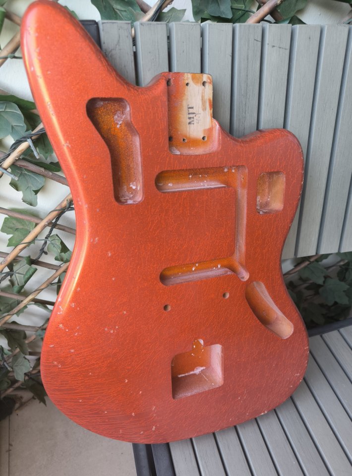 MJT Jaguar sparkle orange tangerine relic ¡NUEVO y REBAJADO!