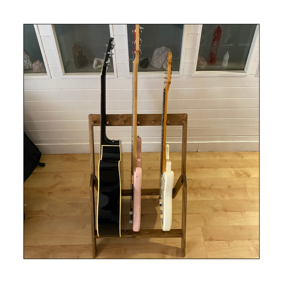 Soporte para instrumentos en madera
