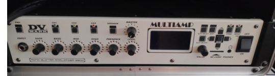 dv multiamp con pedal cambio de preset