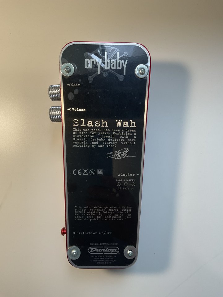 Wah Cry Baby Slash Edición Limitada