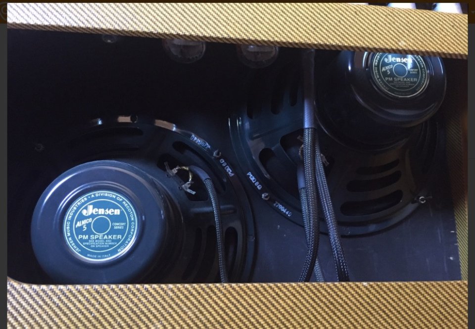 TWIN AMP Tweed '57 40W - Réplica TAD handwired