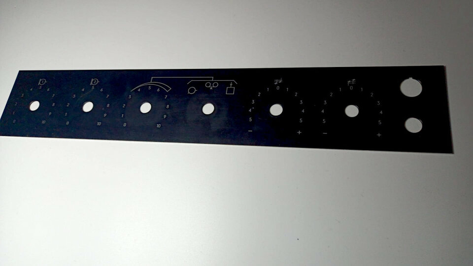 Frontal preamplificador SIEMENS-KLANGFILM Vintage