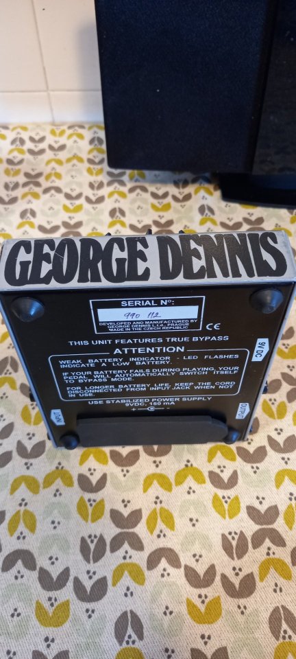 Pedal George Dennis Distorted Mind Rock