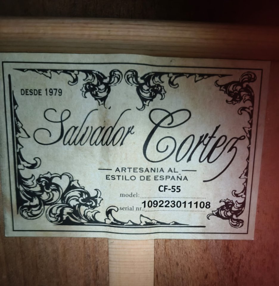 Guitarra Flamenca Salvador Cortez CF55