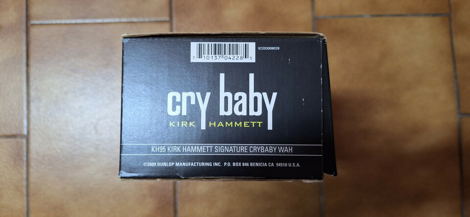 Pedal Dunlop Crybaby KH95 - Kirk Hammett Wah Wah