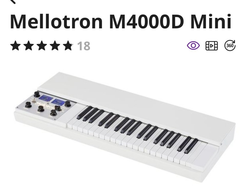 Mellotron 4000D amini
