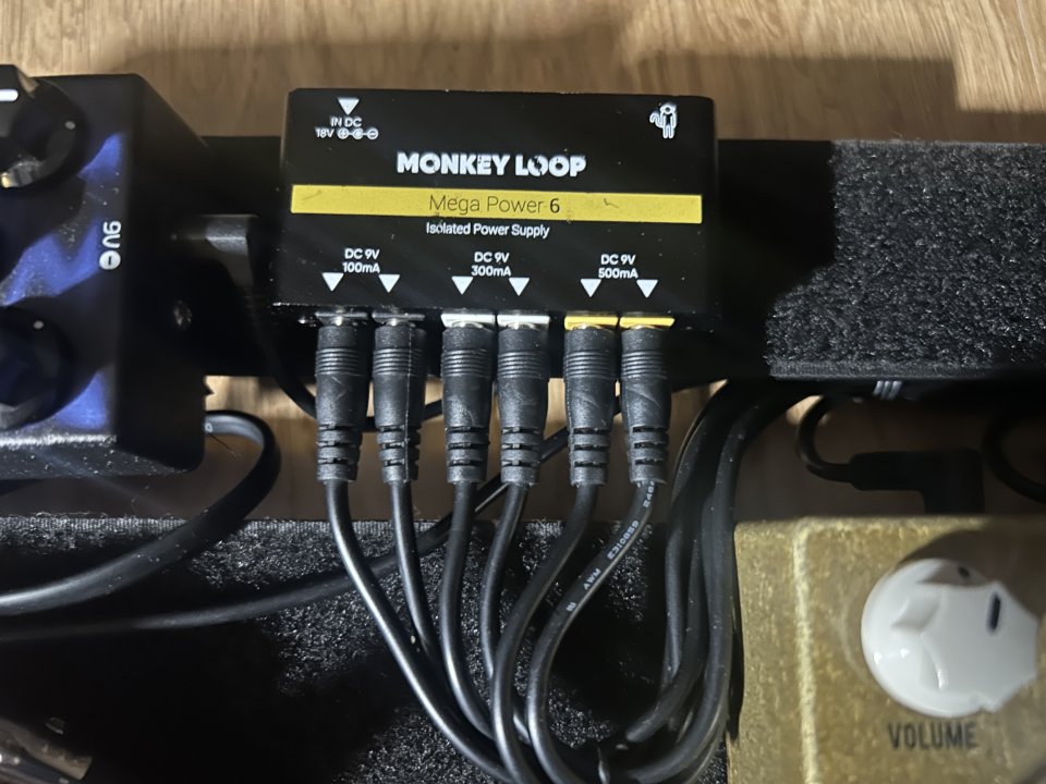 Monkey Loop Mega Power 6 Fuente Alimentación Para Pedales