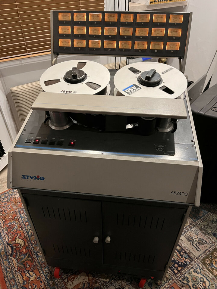 Magnetofono 24 CH 2 pulgadas (Studio Magnetics AR2400 24CH  2¨) NO ENVIO