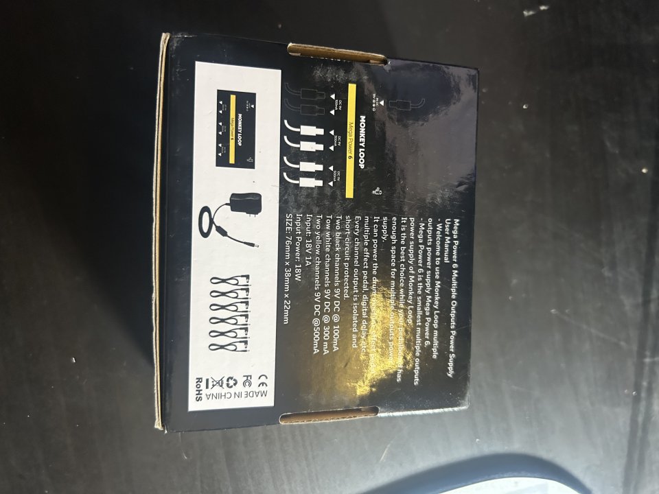 Monkey Loop Mega Power 6 Fuente Alimentación Para Pedales