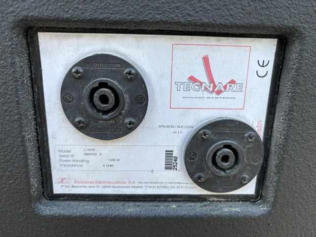 8 Cajas Subwoofer Tecnare L1818 Vacías de segunda mano · Foto 3 de 6 · Murcia · 200 €