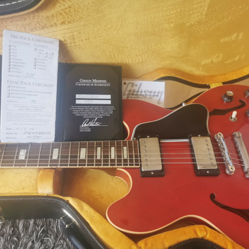 Gibson ES335 Historic 1963 RI VOS (2014) Reissue Memphis
