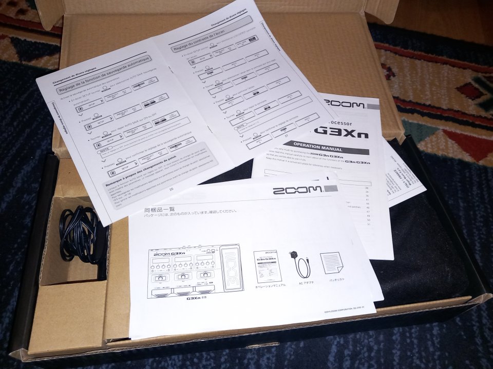 Multi-efectos Zoom G3X-n