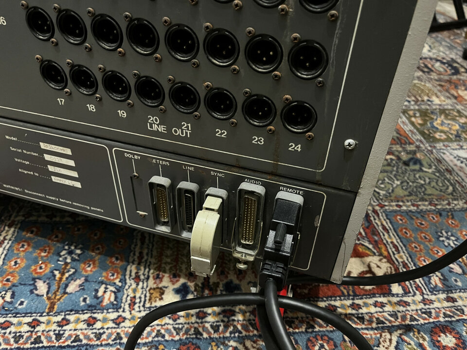 Magnetofono 24 CH 2 pulgadas (Studio Magnetics AR2400 24CH  2¨) NO ENVIO