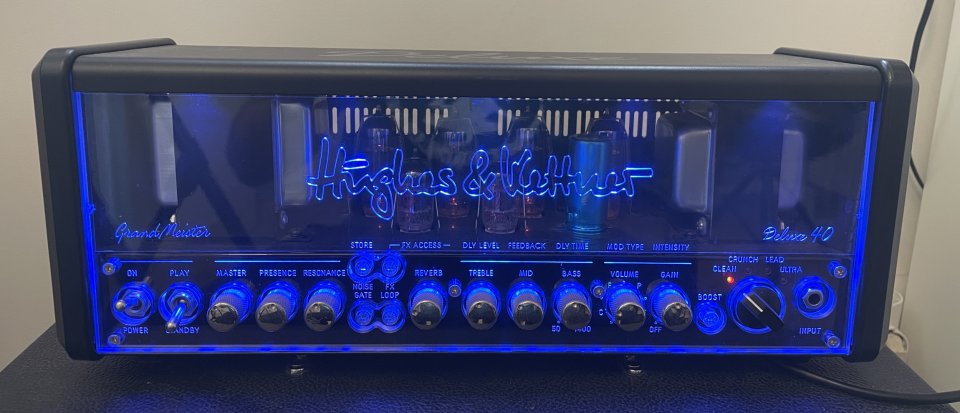 H&K GrandMeister Deluxe 40 4-Ch 40W Head + FSM 432 MKIII