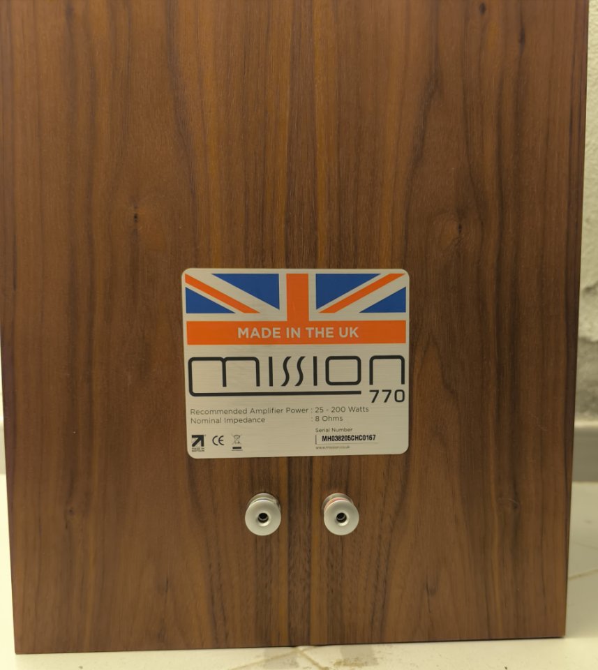 Altavoces MISSION 770 de segunda mano · Foto 1 de 3 · Madrid · 2000 €