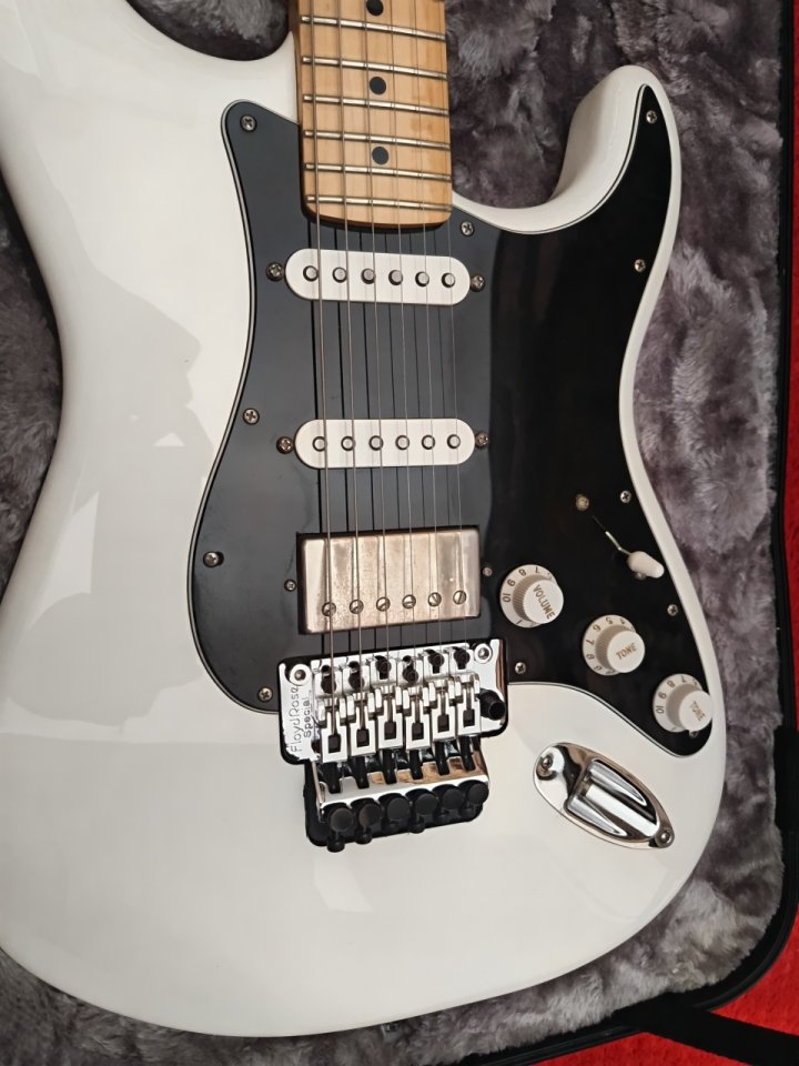 Fender Player Stratocaster Floyd Rose HSS MN, Polar White de segunda mano · Foto 3 de 6 · Madrid · 850 €