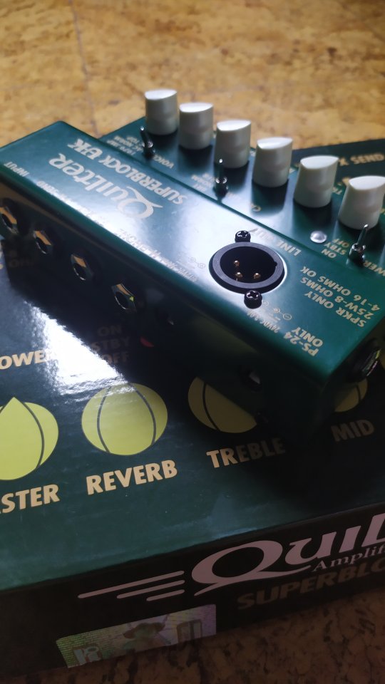 Quilter Superblock UK. También cambio