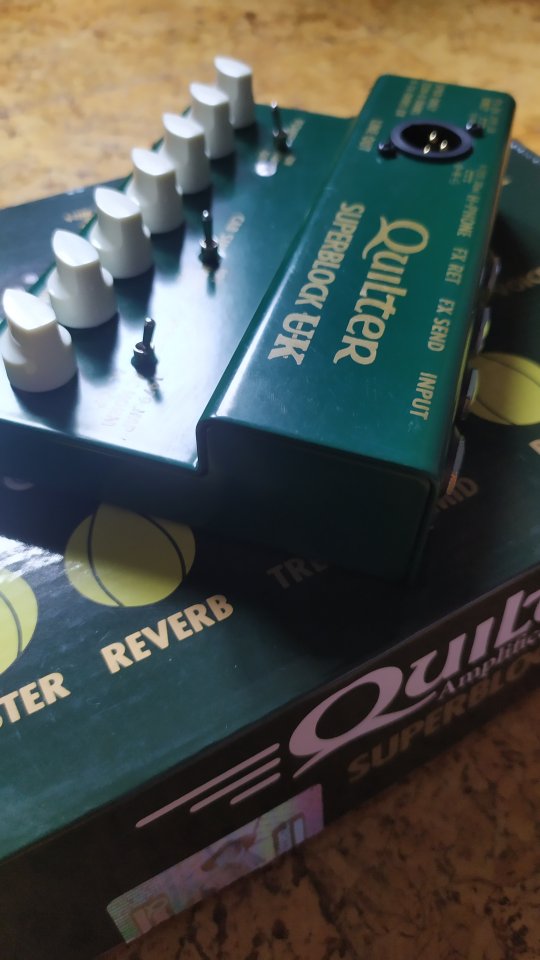 Quilter Superblock UK. También cambio