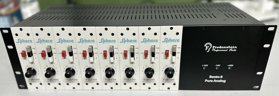 Modulo 500 con 8 Preamplificadores Sphere FAB