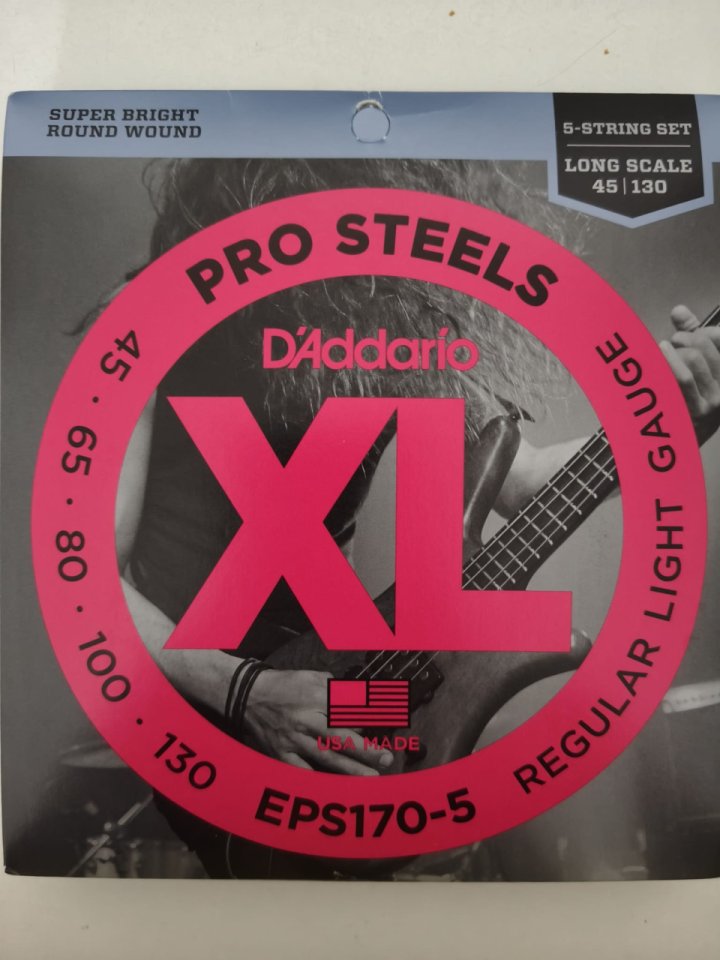 Cuerdas Bajo Daddario Pro Steels EPS170-5