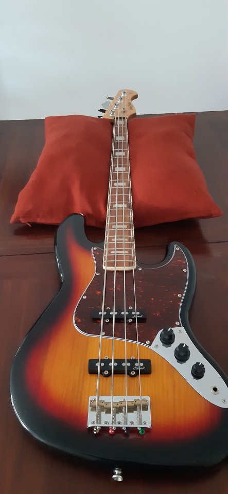 Harley Benton jb75 cuerdas flatwound