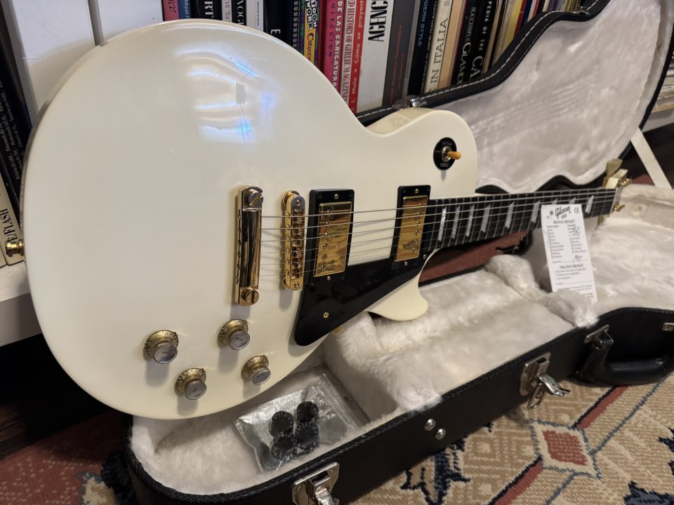 Gibson Les Paul Studio Gold "Alpine White 2008"
