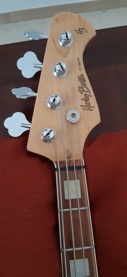 Harley Benton jb75 cuerdas flatwound