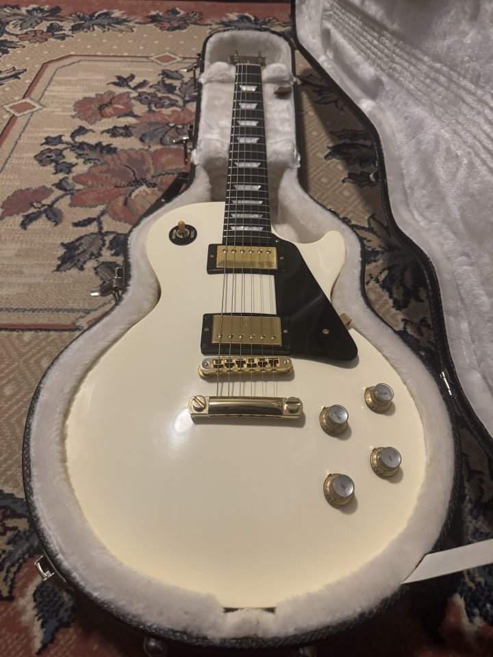 Gibson Les Paul Studio Gold "Alpine White 2008"