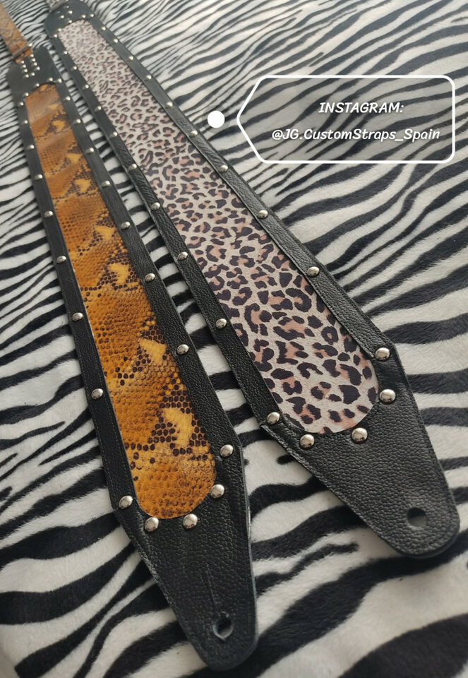 Correas XXL Extra-Largas! 100% cuero guitarra o bajo