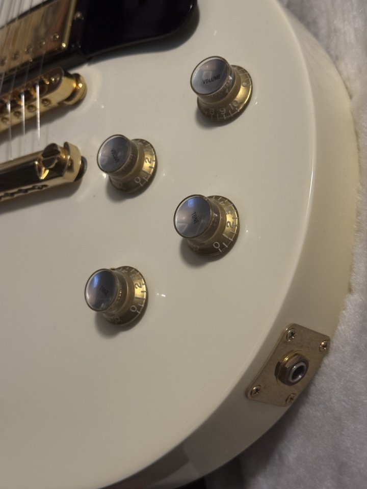Gibson Les Paul Studio Gold "Alpine White 2008"