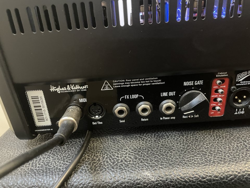 H&K GrandMeister Deluxe 40 4-Ch 40W Head + FSM 432 MKIII