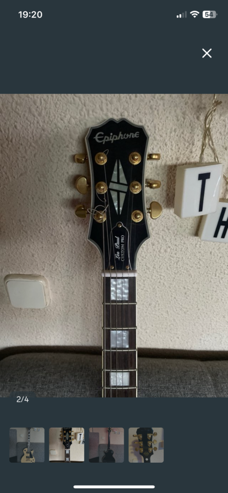 Epiphone Les Paul CUSTOM PRO de segunda mano · Foto 2 de 4 · Madrid · 800 €