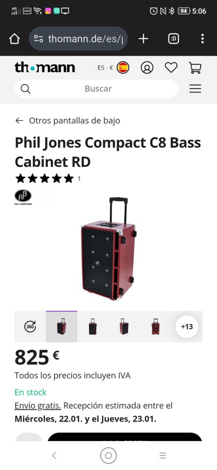 Rebaja full por unos días Cabezal y pantalla Phil Jones