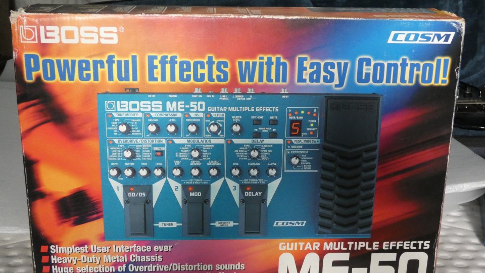 Boss ME-50: Pedalera Multiefectos para guitarra